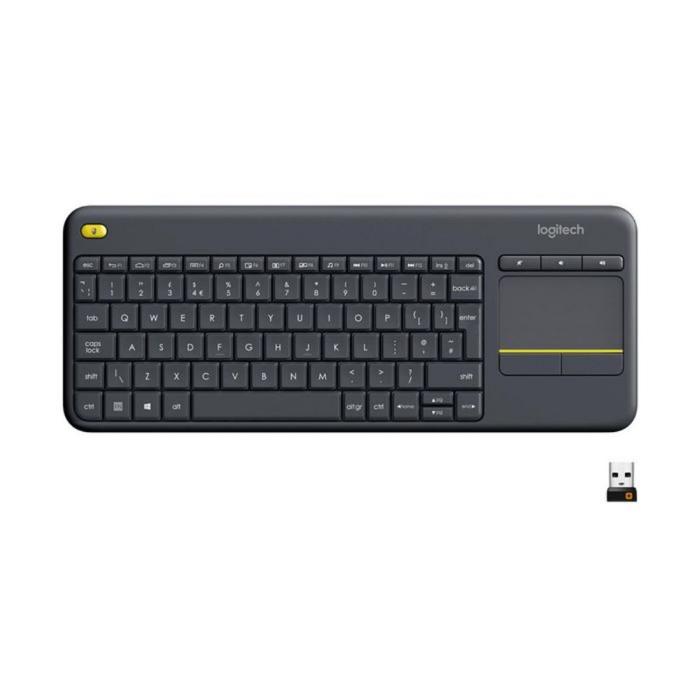 Keyboard Logitech Wireless, USB Unifying Receiver, Black